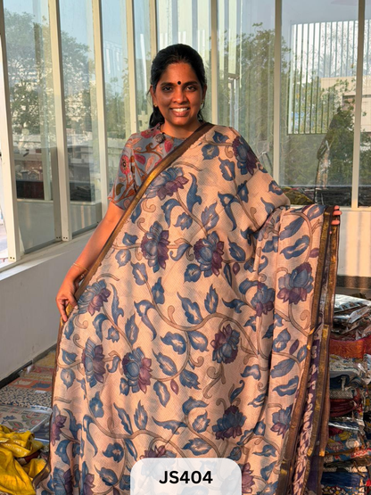 PREMIUM PURE KOTA KALAMKARI SAREE