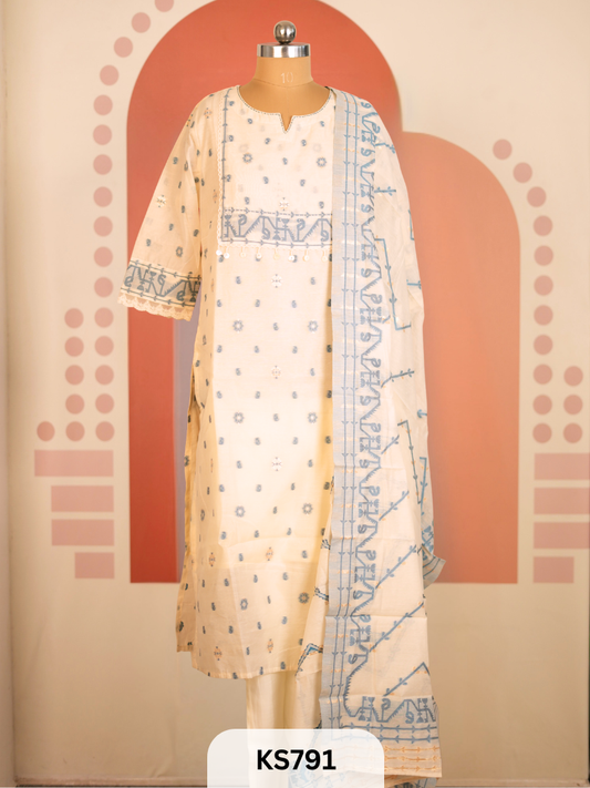 MADNESS- JAMDHANI WEAVE SALWAR SUIT