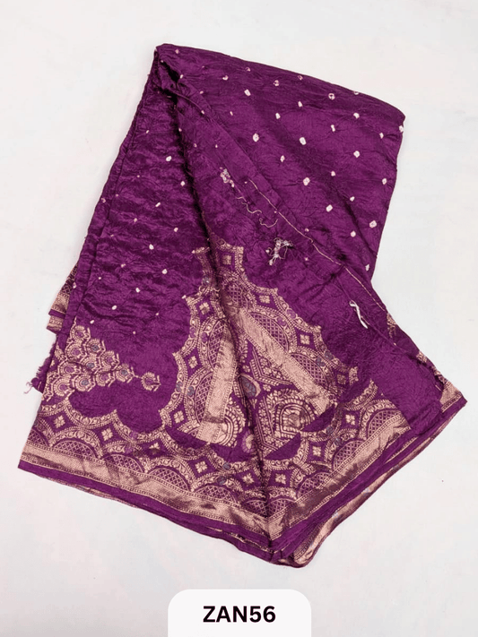 BANARASI WITH BANDHINI SAREE