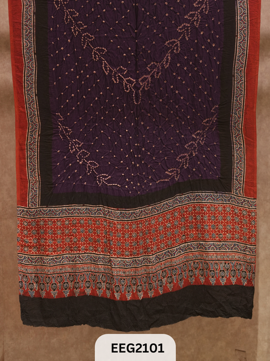 MODAL AJRAKH BHANDHEJ DUPPATTA