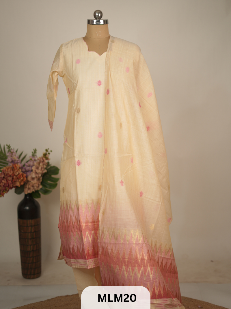 PURE COTTON KURTI SET - 3PCS