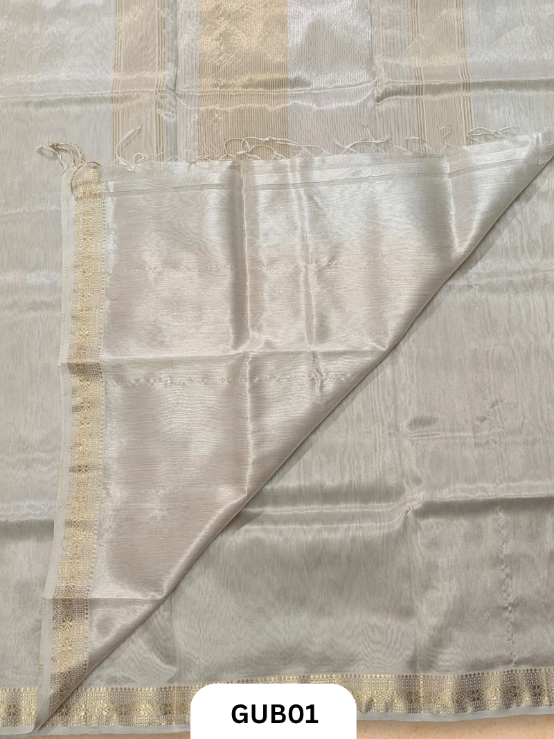 Maheshwari Handloom Tissue Silk Saree