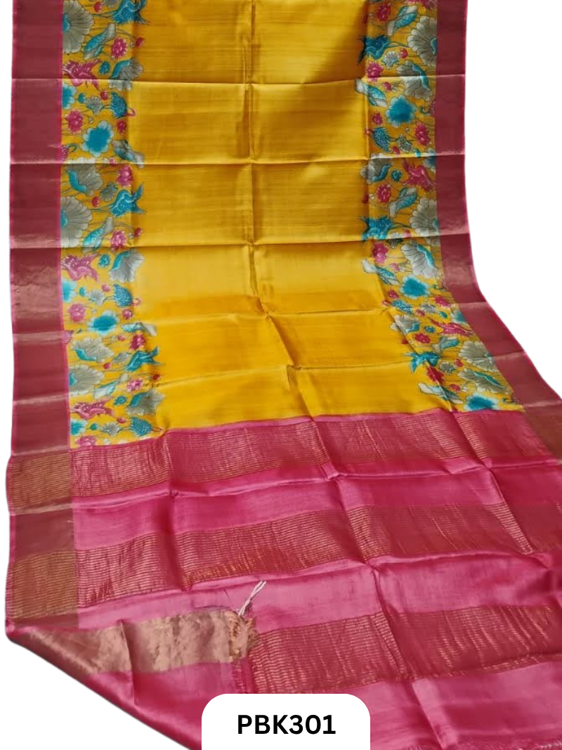 Pure Handloom Tussar Silk Saree