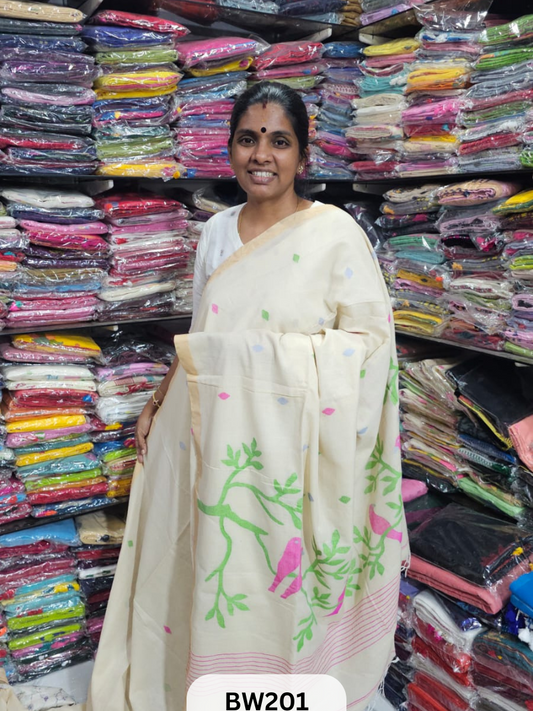 TANTUJA COTTON HANDLOOM SAREE