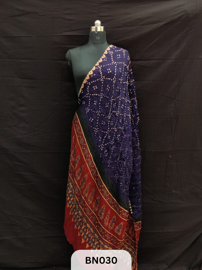 AJRAKH BANDHANI STAR DANI DUPPATA