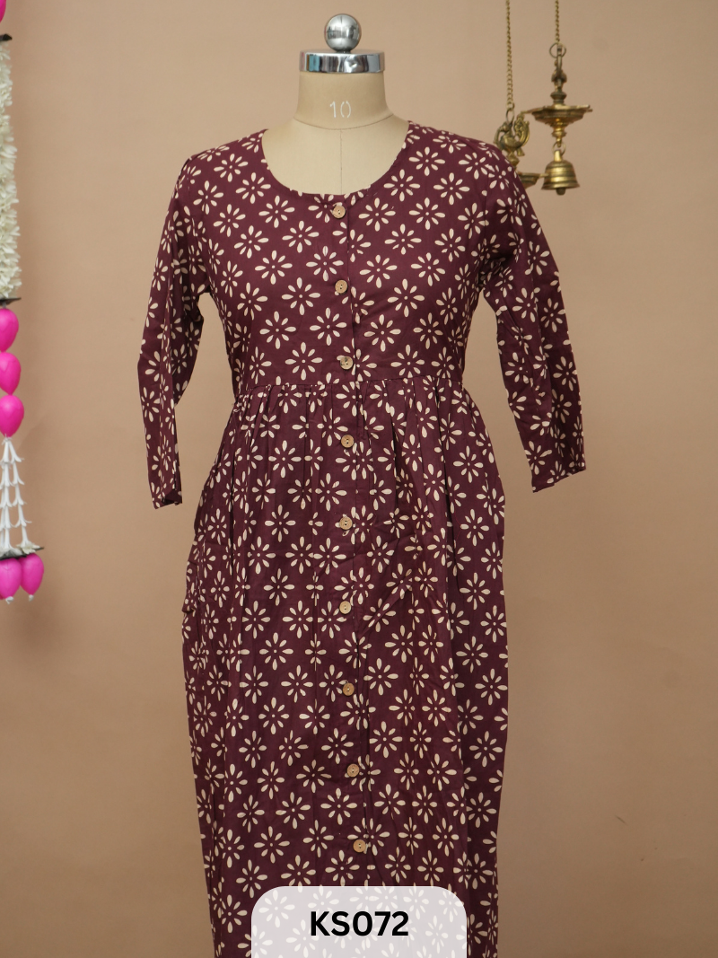 COTTON KURTA LONG TOP
