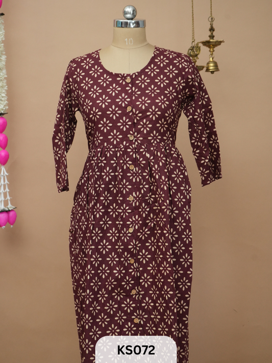COTTON KURTA LONG TOP