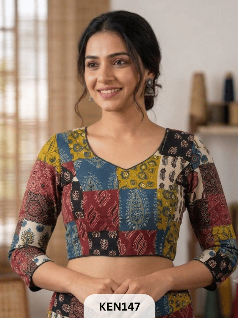 KUTCH TUKDI BLOUSE - FULL SLEEVE
