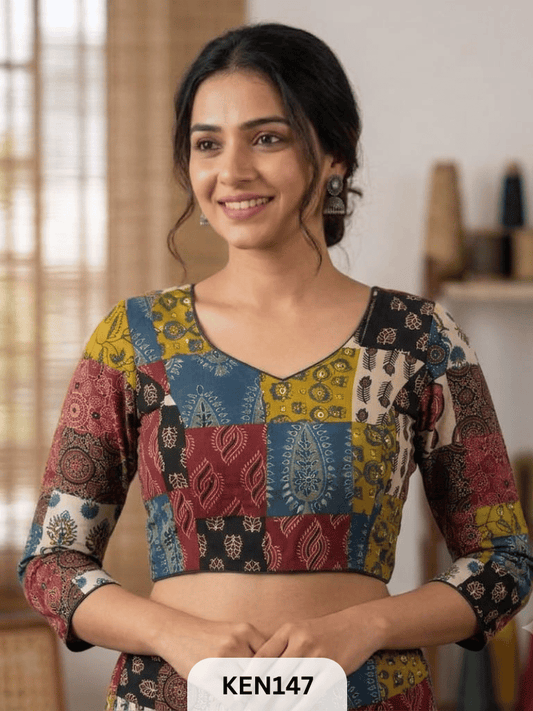 KUTCH TUKDI BLOUSE - FULL SLEEVE