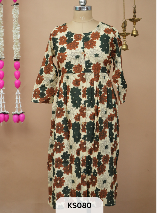 COTTON KURTA LONG TOP