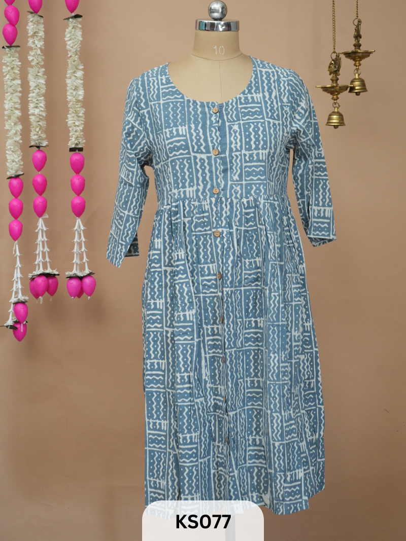 COTTON KURTA LONG TOP