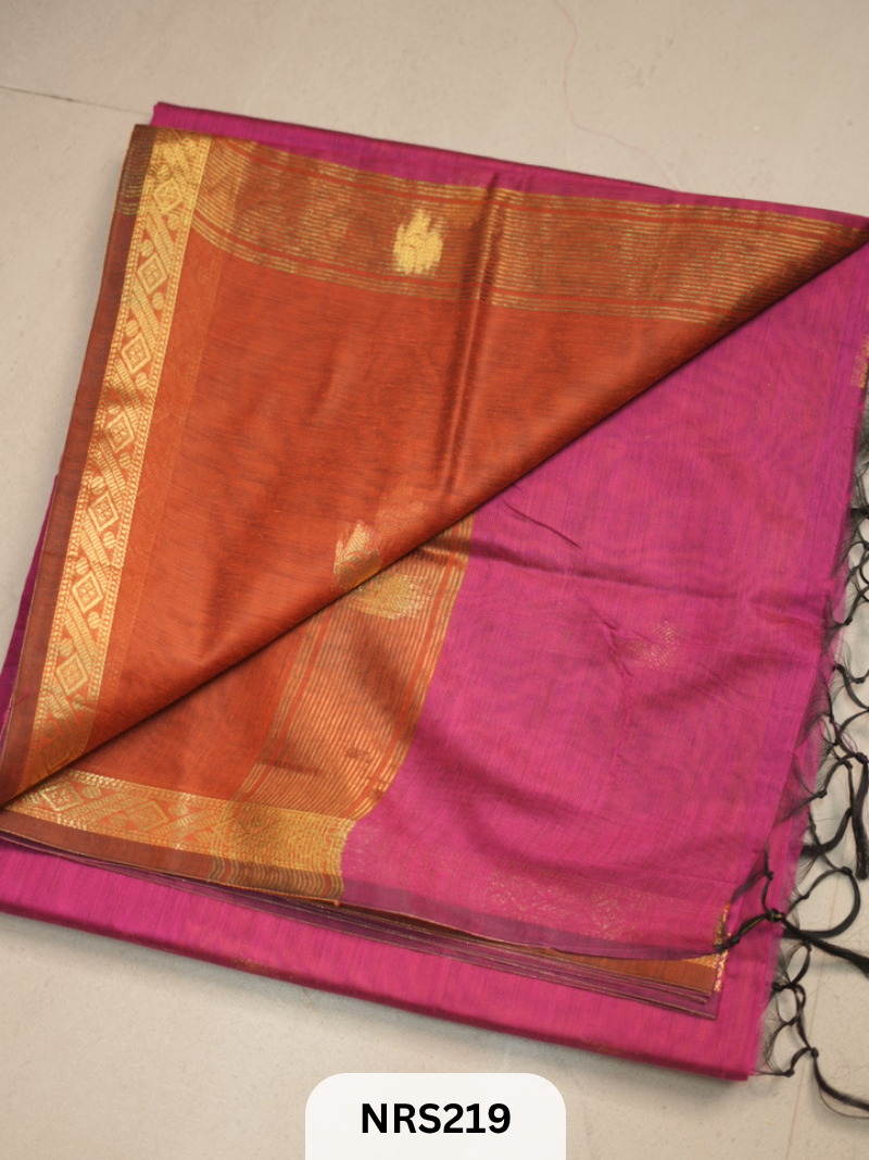 CHANDERI INSPIRED MAHESWARI SAREE