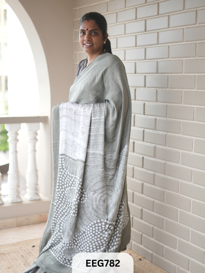 BATIK PRINT MODAL SAREE