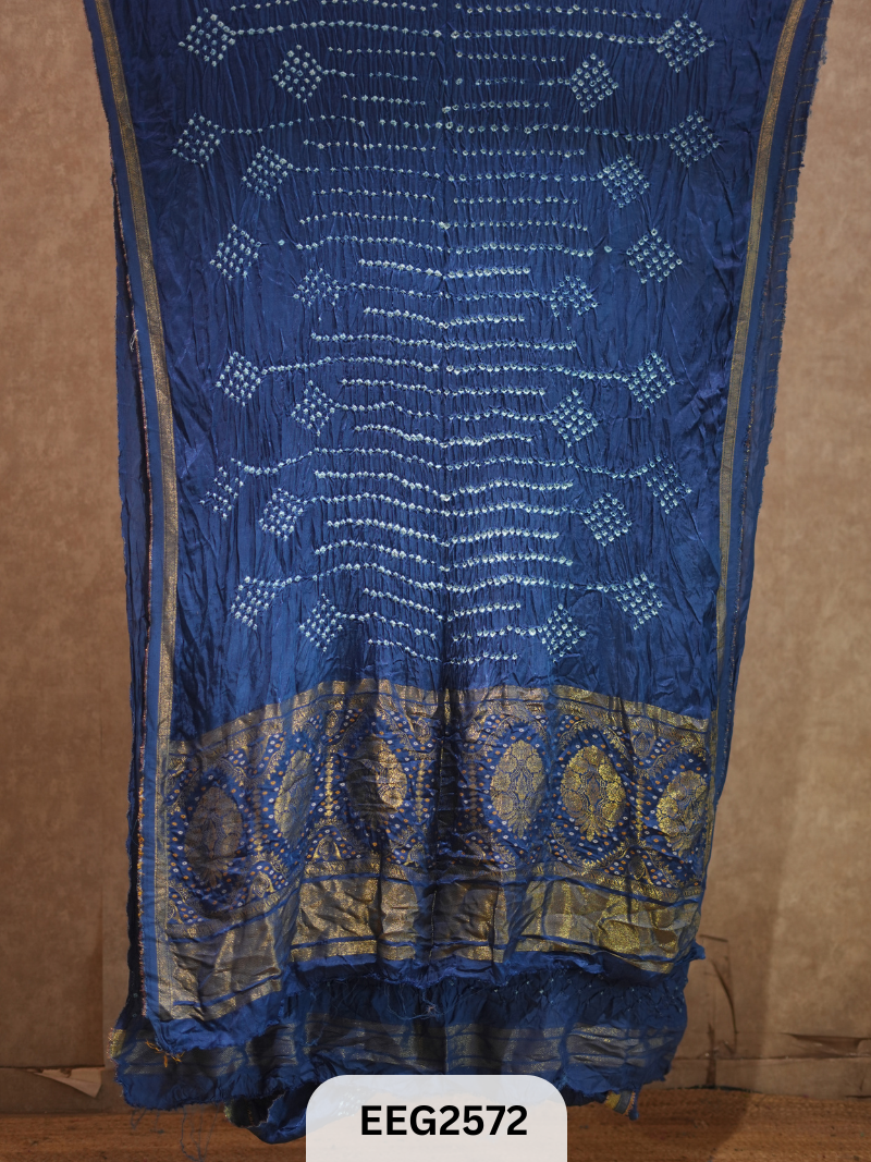 MODAL FUSIOIN SAREE WITH DOLA BORDER - EXCLUSIVE