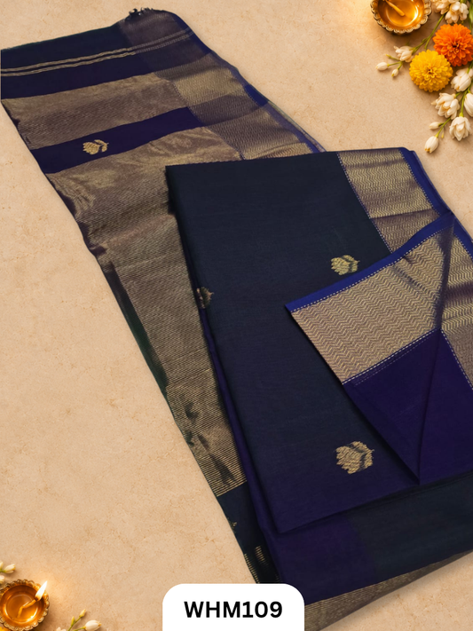 Maheshwari handloom Lotus butta sarees