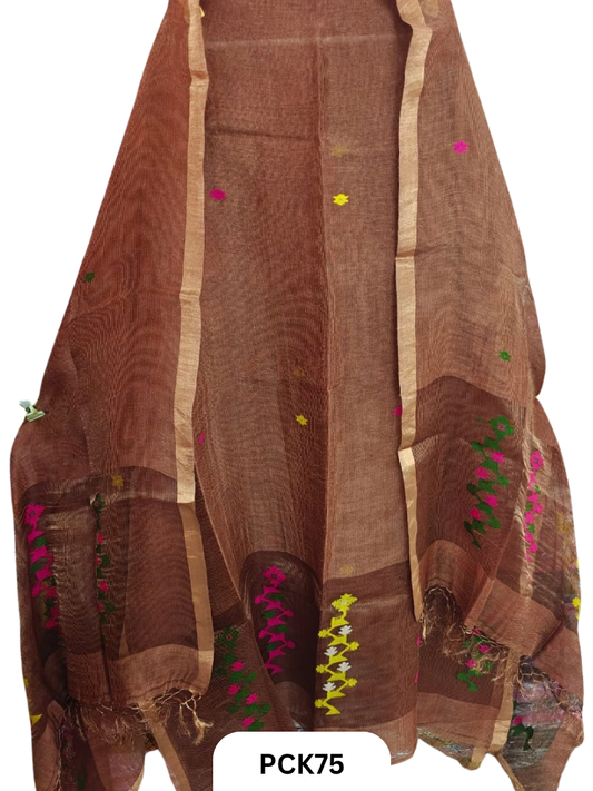 Pure Linen silk Salwar 2pcs Set