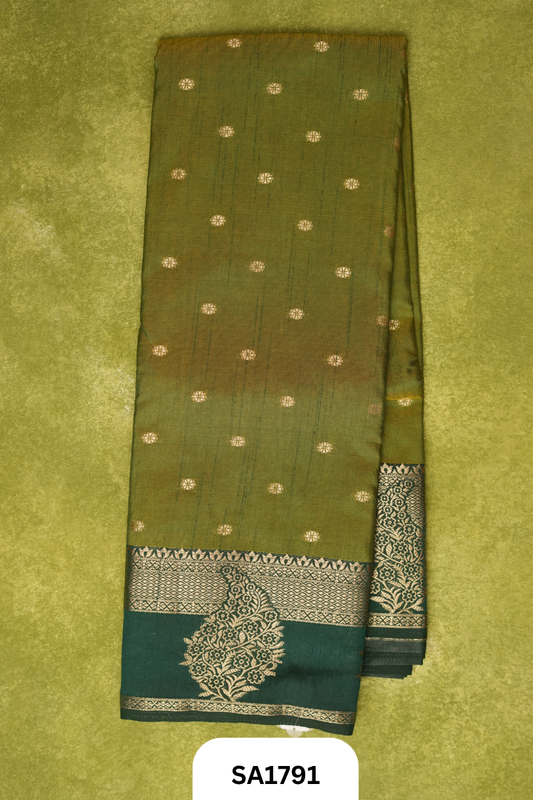 DUPION TUSSAR SAREE