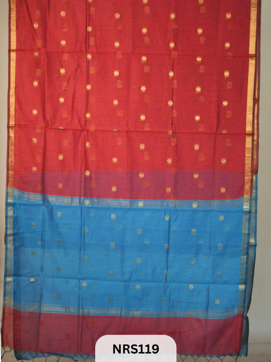 CHANDERI INSPIRED MAHESWARI SAREE