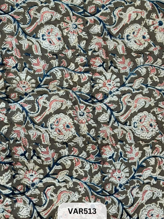 Kalamkari Hand printed - Fabric -1.5mtr