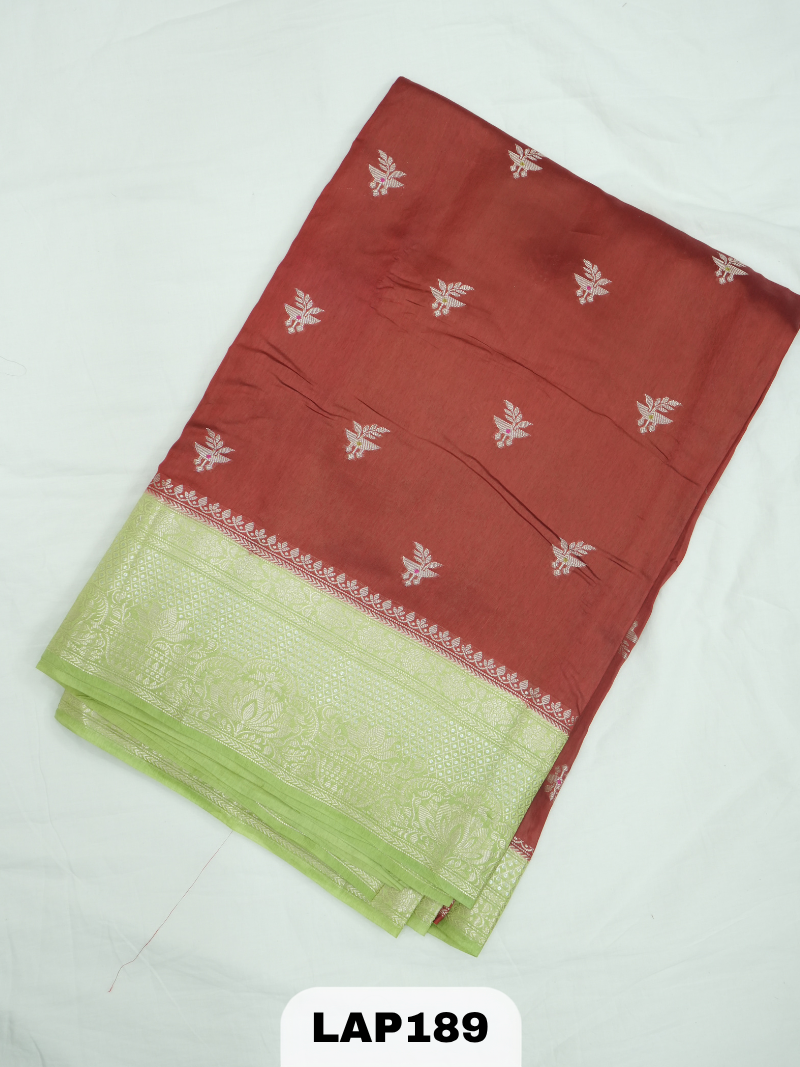 Banaras kora dupion silk saree
