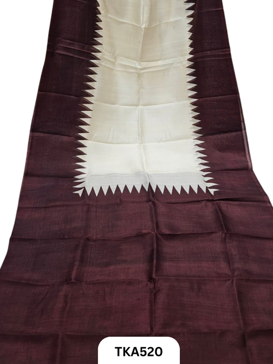 Murshidabad Silk Block Printing Saree