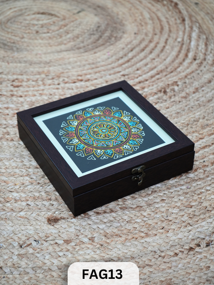 ROGAN ART PAINTINGS PATCHS GIFT BOX