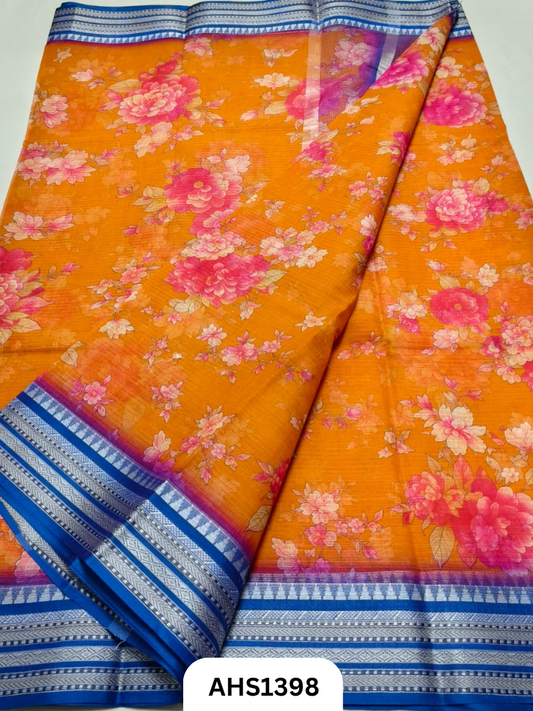 Pure Kota Cotton Digital Print Saree