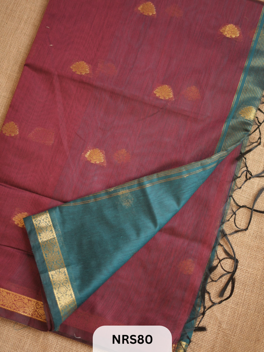 CHANDERI INSPIRED MAHESWARI SAREE