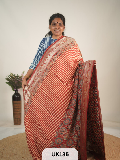 DOLA AJRAKH SAREE