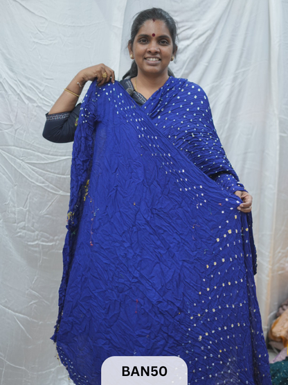 SEMI GAJI BANDHANI GHARCHOLA PALLU
