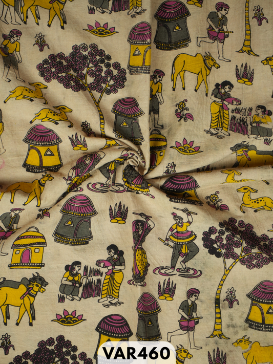 KALAMKARI FABRICS-1 MTR