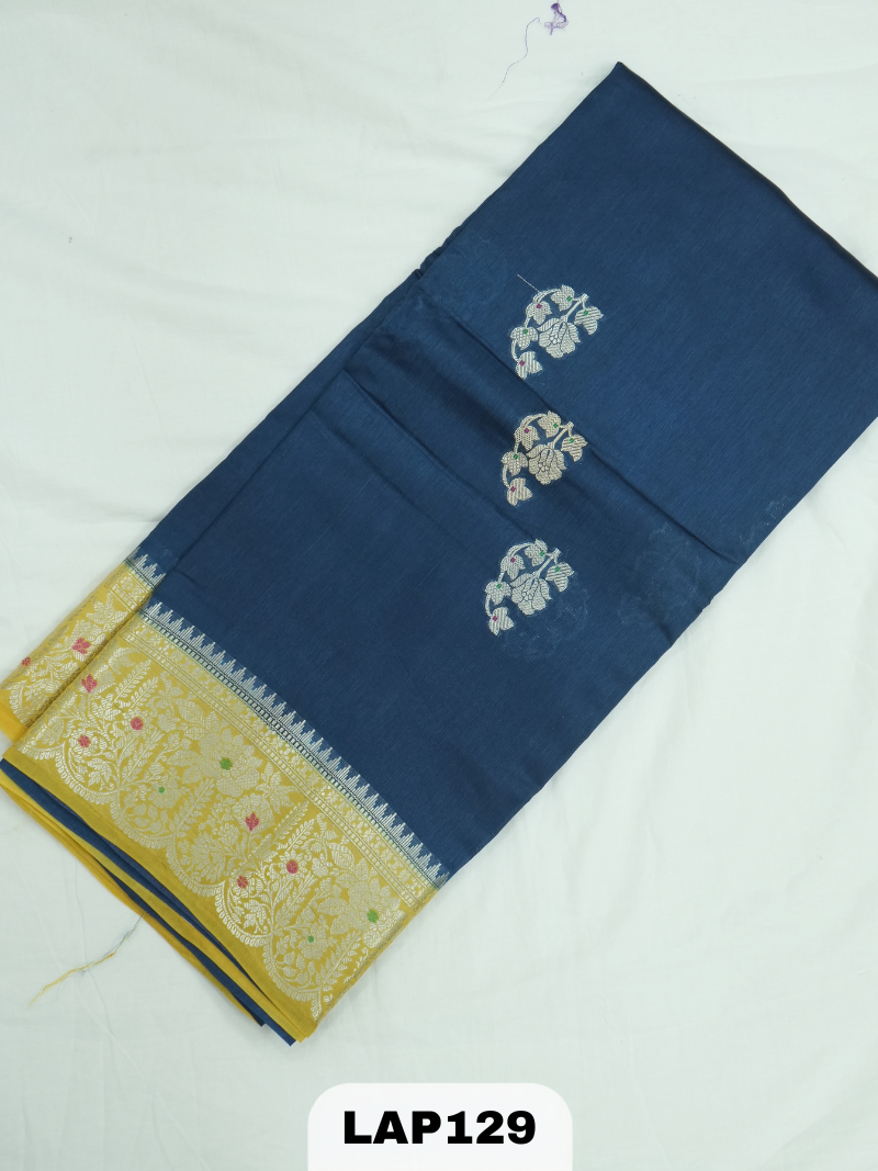 Banaras kora dupion silk saree