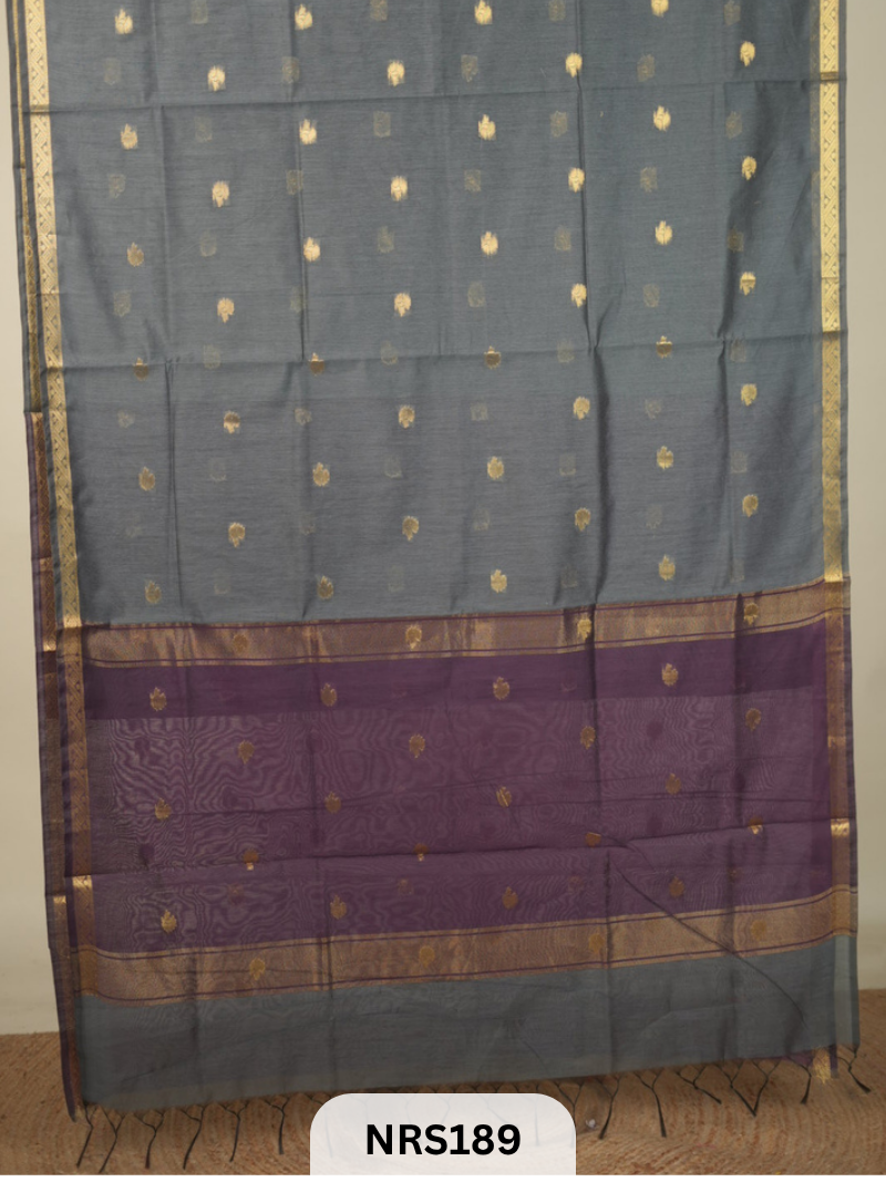 CHANDERI INSPIRED MAHESWARI SAREE
