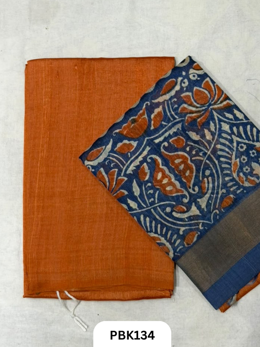 Pure Tussar Silk Salwar 2pc Top 2.5 + Duppatta 2.5  44 width
