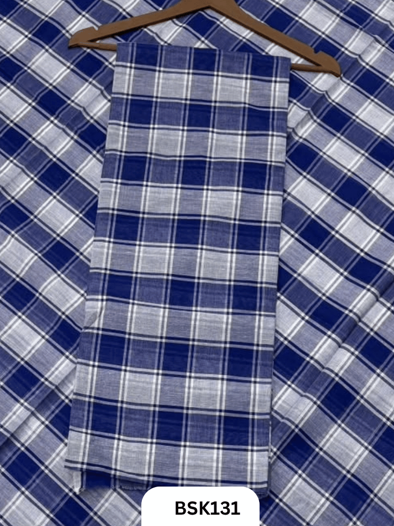 Mul Cotton Checks Top Duppata -2.5Mtr