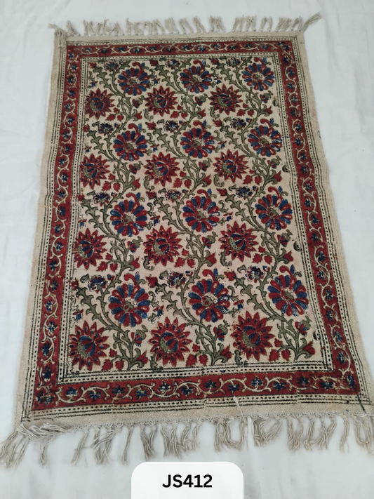 KALAMKARI PRINT FLOOR MAT (2X3 FEET)