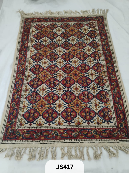 KALAMKARI PRINT FLOOR MAT (2X3 FEET)