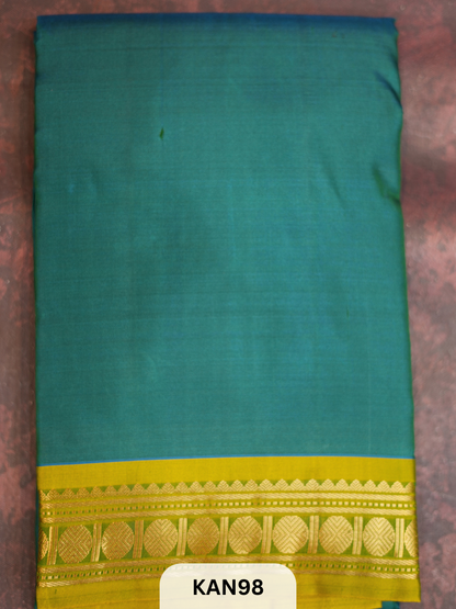 KANCHIPURAM HANDLOOM SMALL DOUBLE BORDER