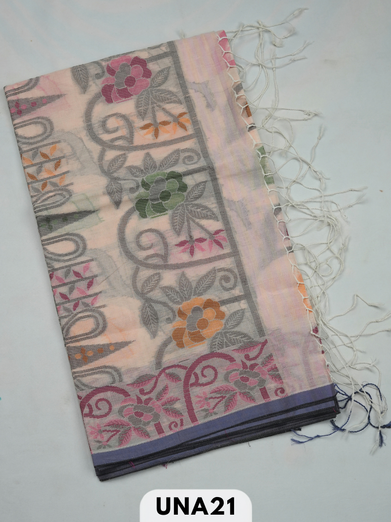 Bangladesh dhakai handloom saree with tassels