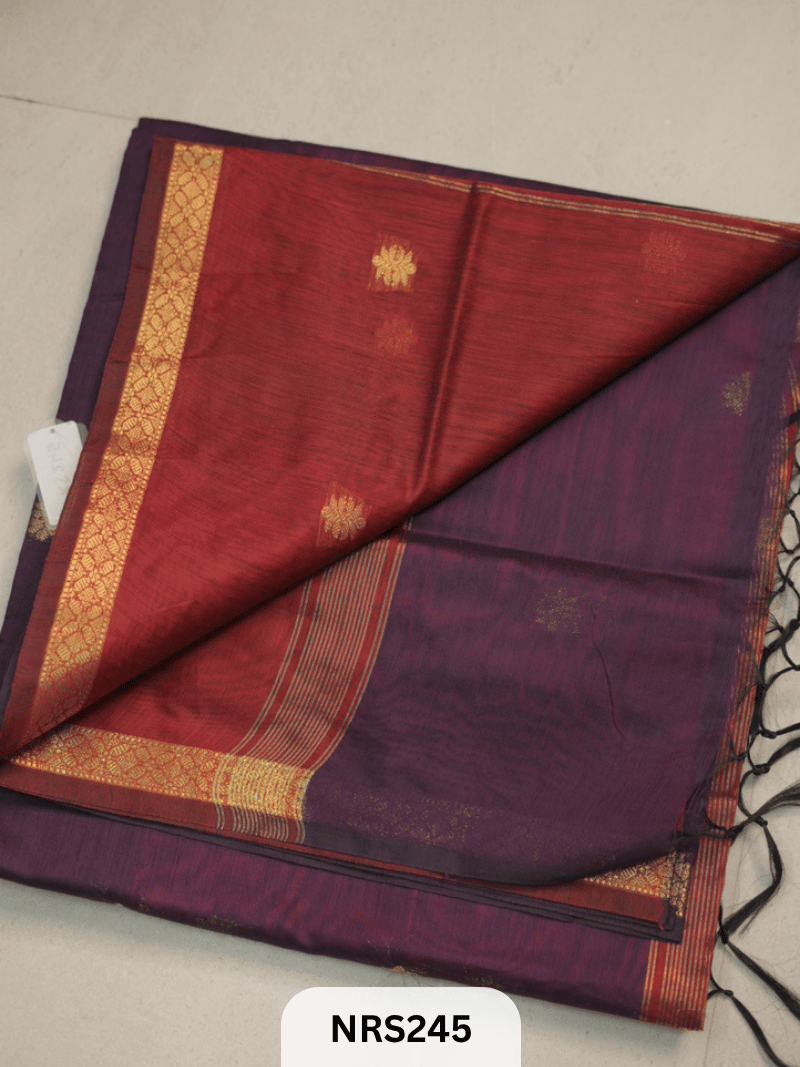 CHANDERI INSPIRED MAHESWARI SAREE