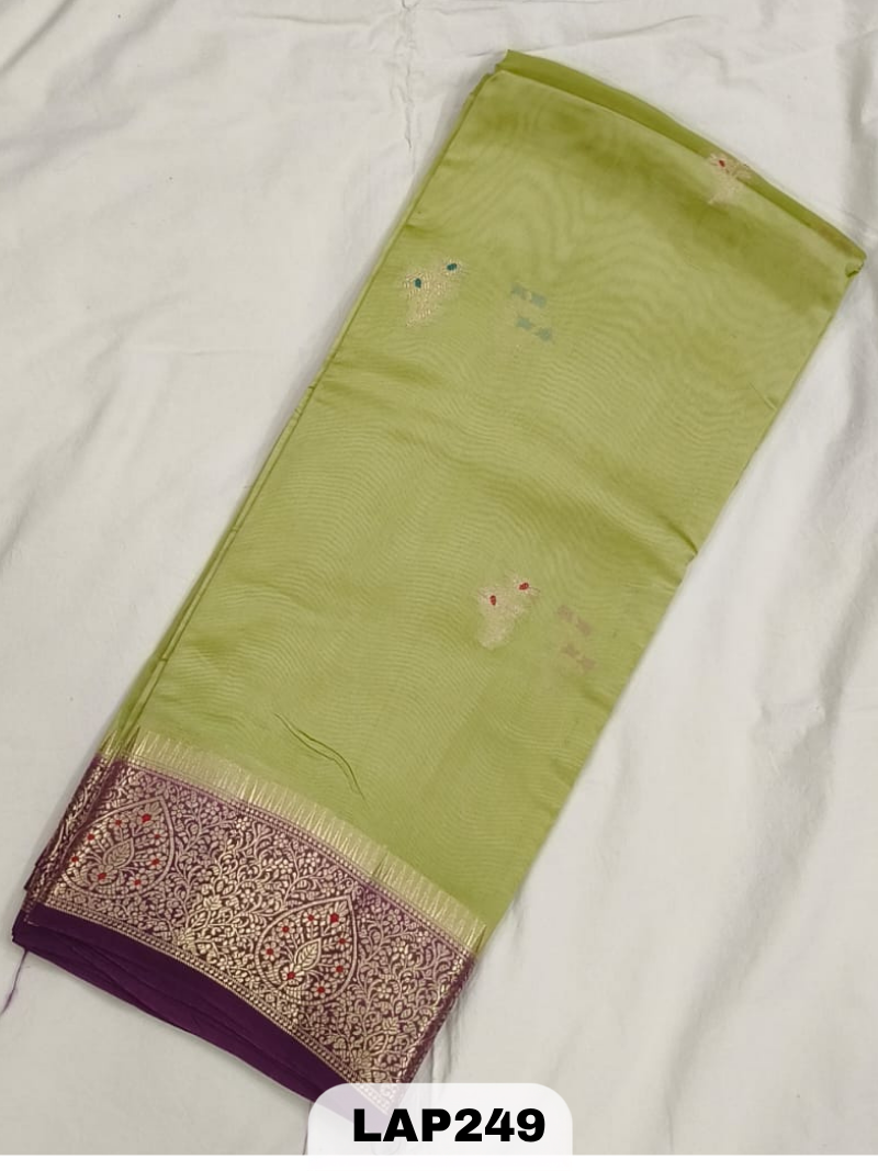 Banaras kora dupion silk saree