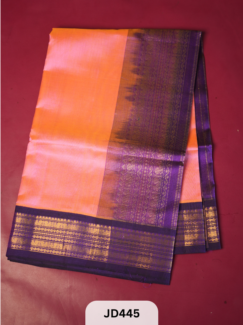 KUPPADAM SILK COTTON BODY PLAIN