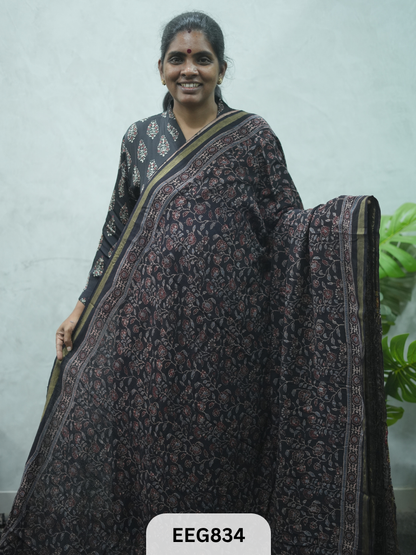 KOTA DORIA AJRAKH SAREE