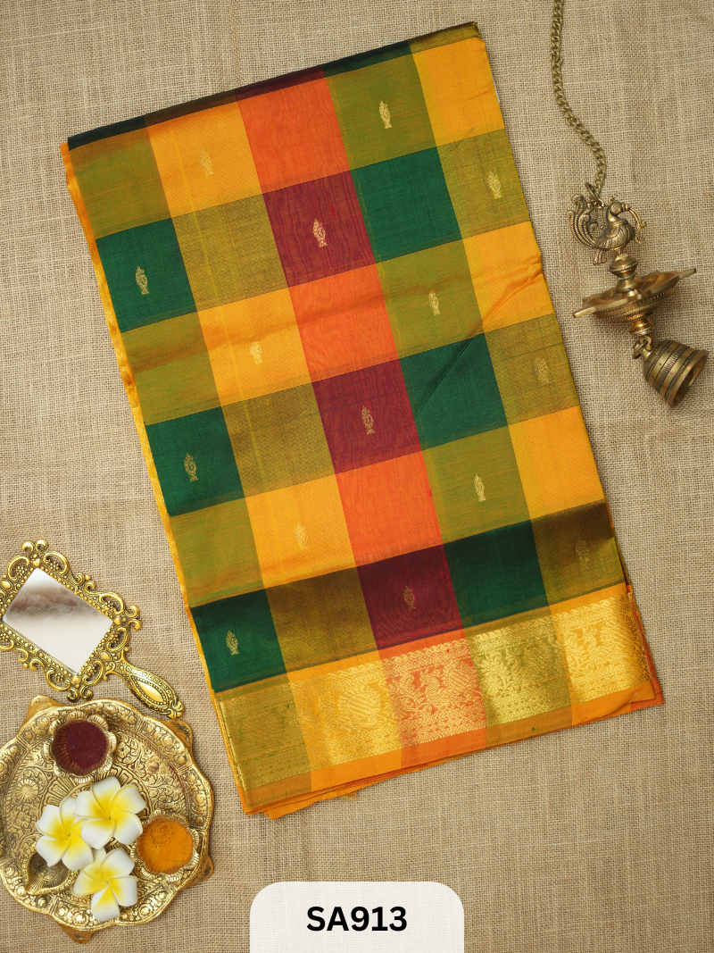 PURE HANDLOOM SILK COTTON SAREE
