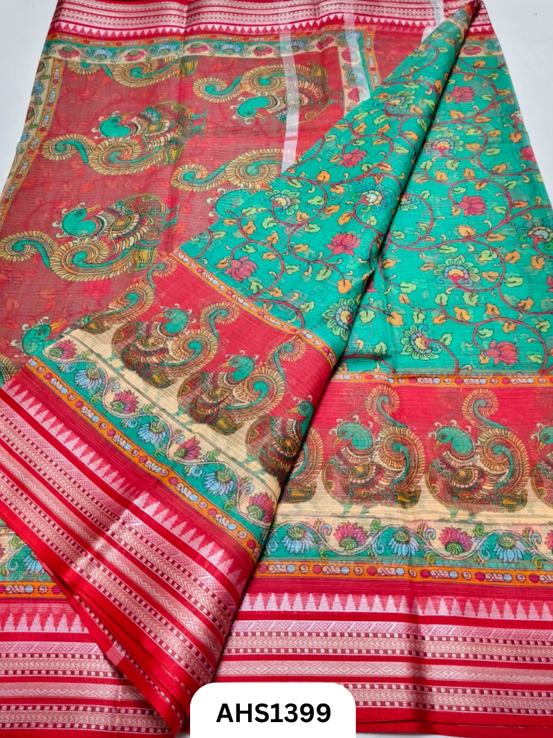 Pure Kota Cotton Digital Print Saree