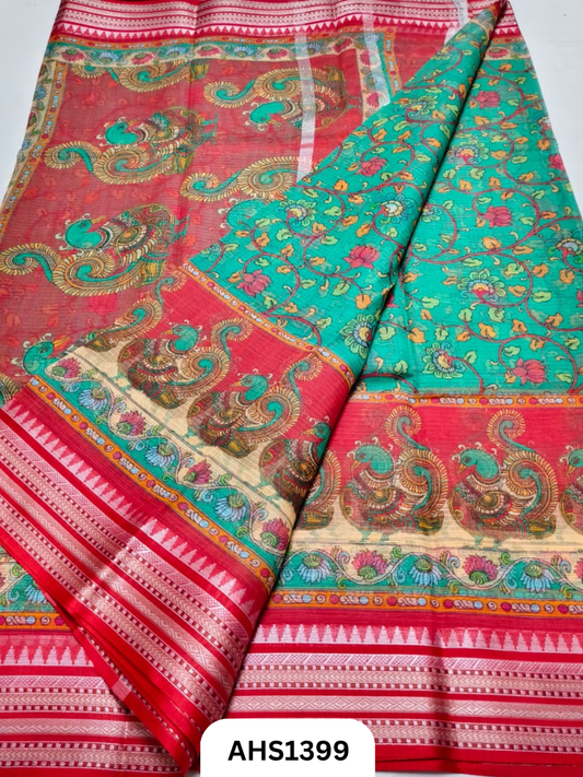 Pure Kota Cotton Digital Print Saree