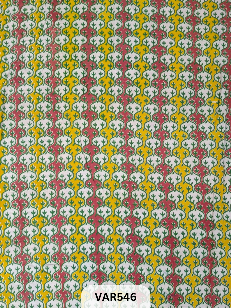 Kalamkari Hand printed - Fabric -2.5mtrs