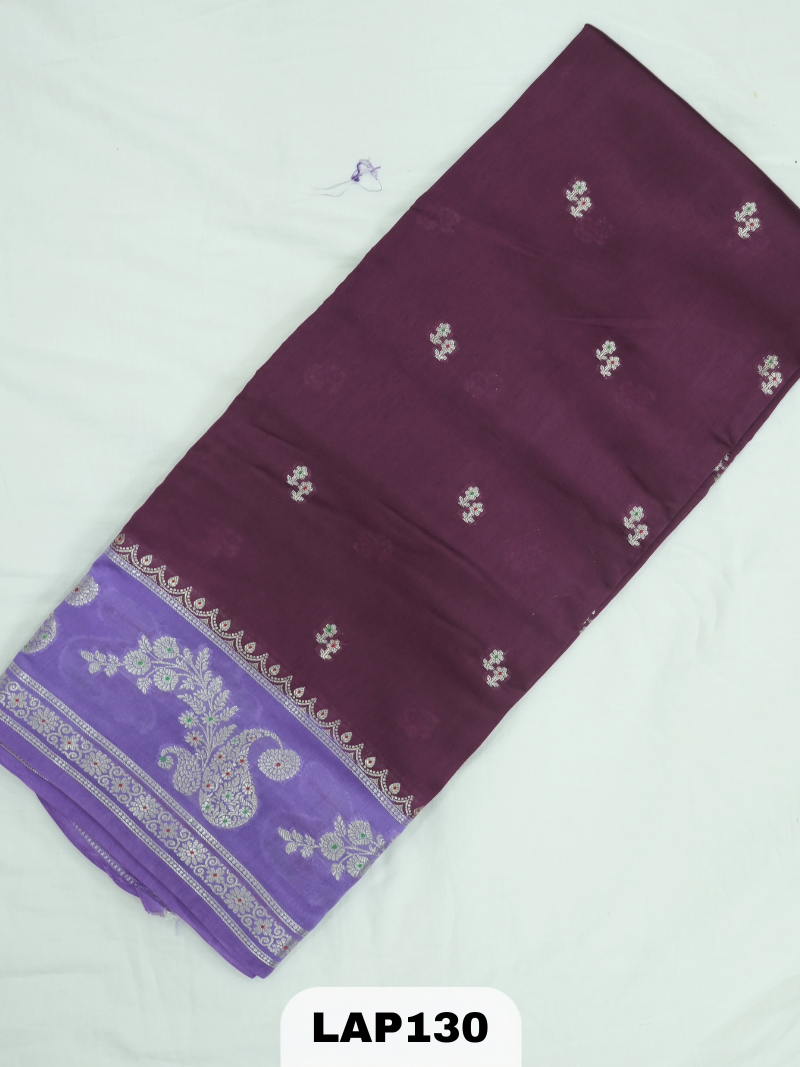 Banaras kora dupion silk saree