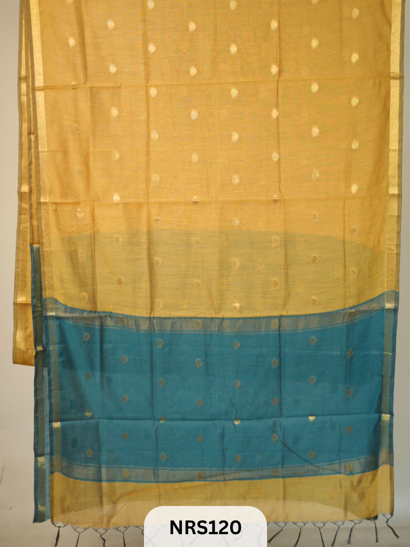 CHANDERI INSPIRED MAHESWARI SAREE