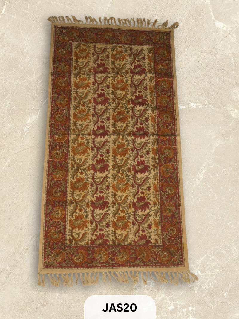 KALAMKARI PRINT FLOOR MAT (2X4 FEET)
